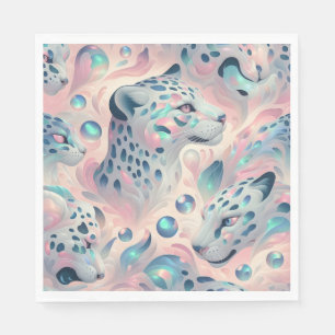 Opale leopardprint luxe servetten