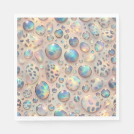 Opale Luipaardprint Luxe Servetten