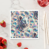 Opale Luipaardprint Luxe Servetten (Insitu)