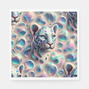Opale Luipaardprint Luxe Servetten