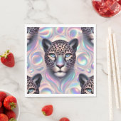 Opale Luipaardprint Luxe Servetten (Insitu)