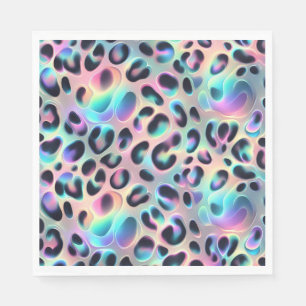 Opale Luipaardprint Luxe Servetten