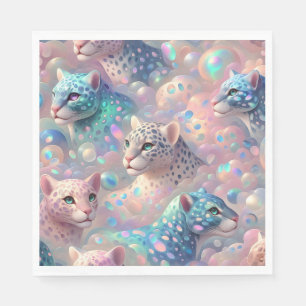 Opale Luipaardprint Luxe Servetten