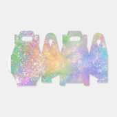 Opale regenboog Glitter Favor Box Bedankdoosjes (Uitgevouwen)