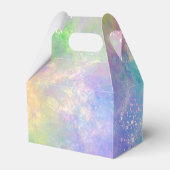 Opale regenboog Glitter Favor Box Bedankdoosjes (Voorkant Zijde)