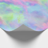 Opale waterverf splash : cadeaupapier (Hoek)