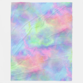 Opale waterverf splash : fleece deken