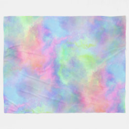 Opale waterverf splash : fleece deken