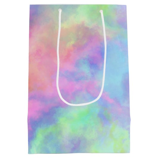 Opale waterverf splash : medium cadeauzakje (Achterkant)