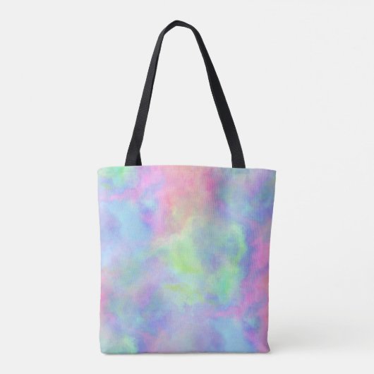 Opale waterverf splash : tote bag (Achterkant)