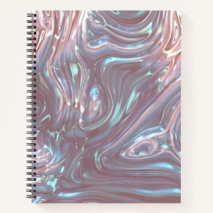 Opalescent Swirl: een vloeibare droom Notitieboek