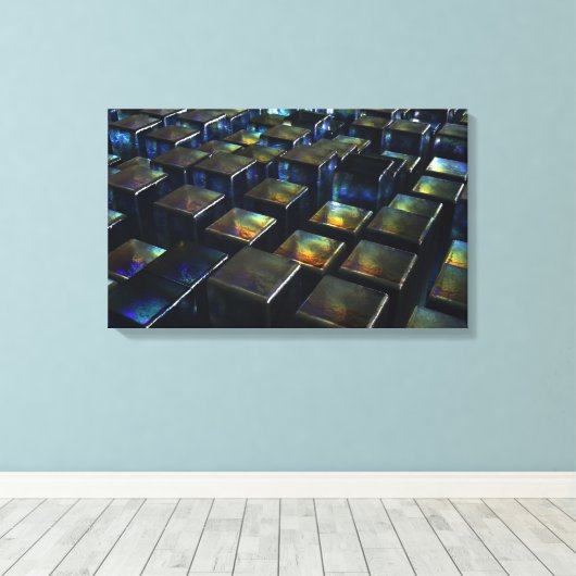 Opalescentie Canvas Afdruk (Insitu (Houten vloer))