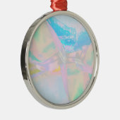 Opaliet Metalen Ornament (Rechts)
