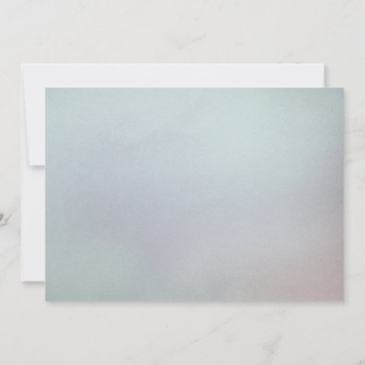 Opaline bruiloft uitnodiging pastel champagne goud (Achterkant)