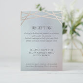 Opaline Trouw Uitnodiging Ontvangst Extra Info (Staand voorkant)