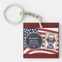 Opa's All-Star Badge USA Vlag Ontwerp