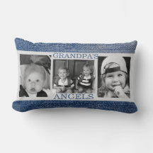Opa's Angels 3 foto kussen