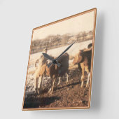 Opa's Boerderij Vierkante Klok (Hoek)