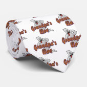 Opa's Boo Halloween Ghost Stropdas (Opgerold)