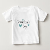 Opa's Boy Baby Shirt (Voorkant)