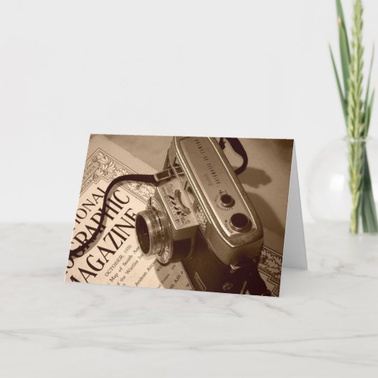 Opa's camera kaart (Voorkant)