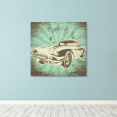Opa's Car Canvas (Insitu (Houten vloer))