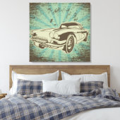 Opa's Car Canvas (Insitu (Slaapkamer))