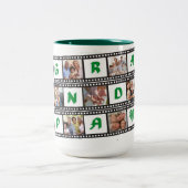 Opa's Coffee Mok gepersonaliseerd met 7 foto's! (Center)