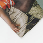 Opa's Cuties Foto Collage Vaderdag Fleece Deken (Hoek)