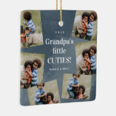 Opa's Cuties Fotocollage Kerstvakantie Keramisch Ornament (Rechts)