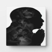 Opa's Faith Journey Tafelblad Plaquette Fotoplaat (Voorkant)