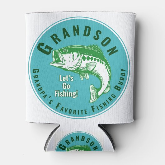 Opa's favoriete Vissende boeddy Blikjeskoeler (Voorkant)