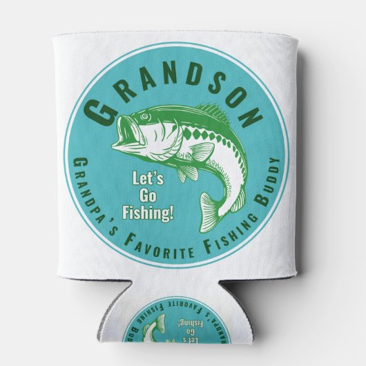 Opa's favoriete Vissende boeddy Blikjeskoeler (Achterkant)