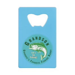 Opa's favoriete Vissende boeddy Creditkaart Flessenopener