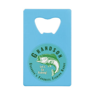 Opa's favoriete Vissende boeddy Creditkaart Flessenopener