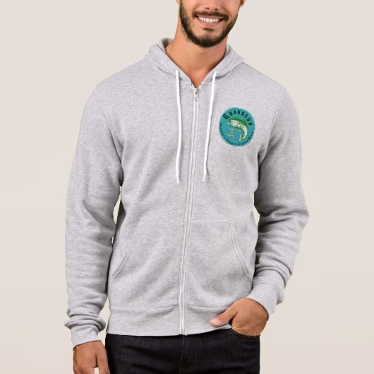 Opa's favoriete Vissende boeddy Hoodie (Voorkant)