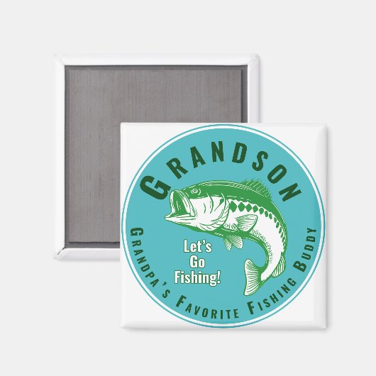 Opa's favoriete Vissende boeddy Magneet (Voorkant / Achterkant)