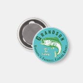 Opa's favoriete Vissende boeddy Magneet (Voorkant / Achterkant)