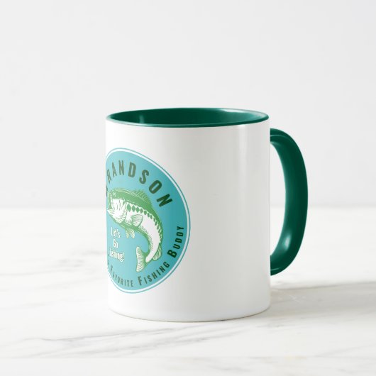 Opa's favoriete Vissende boeddy Mok (Voorkant rechts)