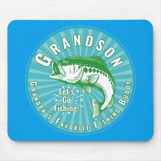 Opa's favoriete Vissende boeddy Muismat (Voorkant)