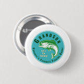 Opa's favoriete Vissende boeddy Ronde Button 5,7 Cm (Voorkant /achterkant)