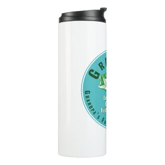 Opa's favoriete Vissende boeddy Thermosbeker (Gedraaid links)