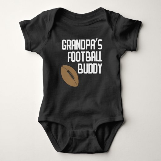 Opa's Football vriend Romper (Voorkant)