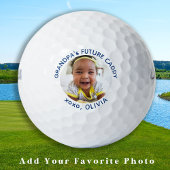 Opa's Future Caddy gepersonaliseerde foto golfer Golfballen