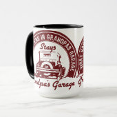 Opa's Garage Mok (Voorkant links)