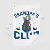 Opa's Golf Club Gift Grappig Golfhanddoek (Insitu)