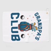 Opa's Golf Club Gift Grappig Golfhanddoek (Horizontaal)