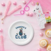 Opa's Golf Club Gift Grappig Papieren Bordje (Feest)