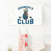 Opa's Golf Club Gift Grappig Spandoek (Insitu)