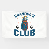 Opa's Golf Club Gift Grappig Spandoek (Horizontaal)